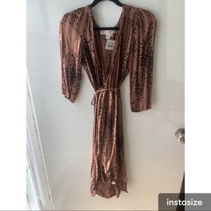 Saltwater Luxe Wrap Midi Dress | Size S